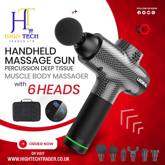 Deep Tissue Muscle Percussion mini massage gun uk - High Tech Traders