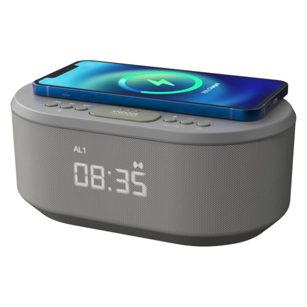 Alarm Clock with Wireless Charging | High Tech Traders