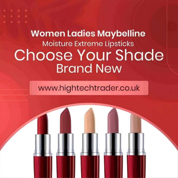 Maybelline Moisture Extreme Lipstick Shades - High Tech Traders