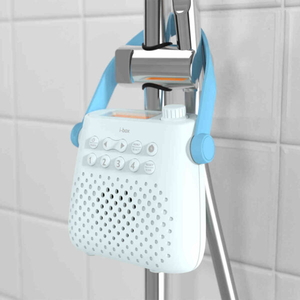 Elevate Your Shower: Splash Box Radio | High Tech Trader